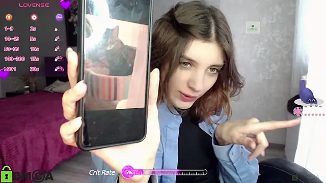 Snapshot of CherryBloom777 chatting on December 24, 10:33 am CherryBloom777 online show from December 24, 10:33 am