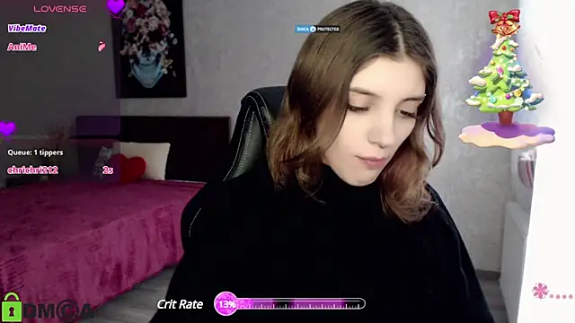 Snapshot of CherryBloom777 chatting on December 25, 10:39 am CherryBloom777 online show from December 25, 10:39 am