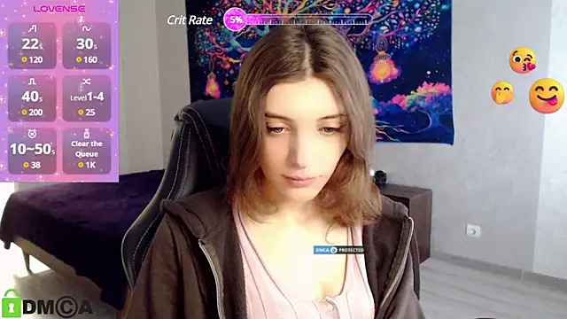 Snapshot of CherryBloom777 chatting on March 2, 7:43 am CherryBloom777 online show from March 2, 7:43 am