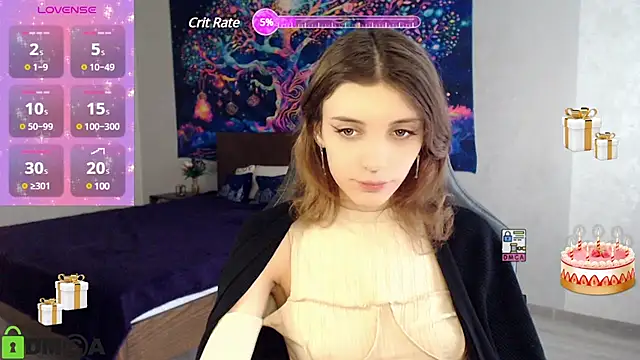 Snapshot of CherryBloom777 chatting on March 3, 7:32 am CherryBloom777 online show from March 3, 7:32 am