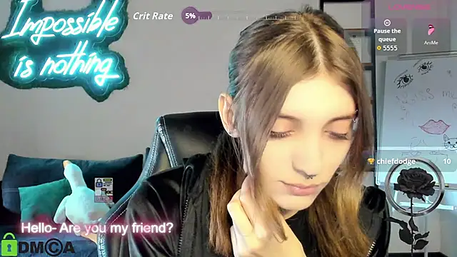 Snapshot of CherryBloom777 chatting on September 25, 6:50 am CherryBloom777 online show from September 25, 6:50 am