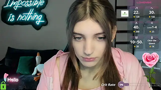 Snapshot of CherryBloom777 chatting on October 3, 6:54 am CherryBloom777 online show from October 3, 6:54 am