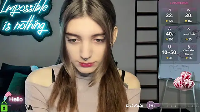 Snapshot of CherryBloom777 chatting on October 4, 6:55 am CherryBloom777 online show from October 4, 6:55 am