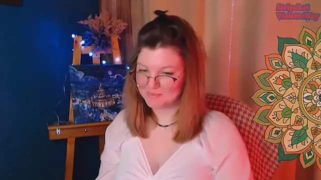 Snapshot of VioletteWay chatting on March 7, 5:51 am VioletteWay online show from March 7, 5:51 am