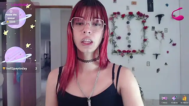 Snapshot of _GalyaX_ chatting on February 12, 7:53 pm GalyaX online show from February 12, 7:53 pm