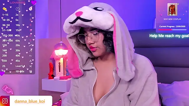 blue koi online show from January 10, 7:21 pm