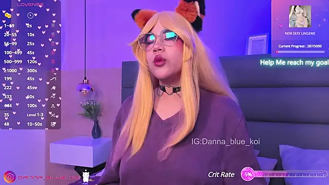 blue koi online show from January 21, 7:28 pm