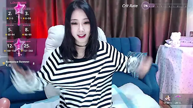 Snapshot of Rika-Q chatting on January 9, 10:20 am Rika-Q online show from January 9, 10:20 am