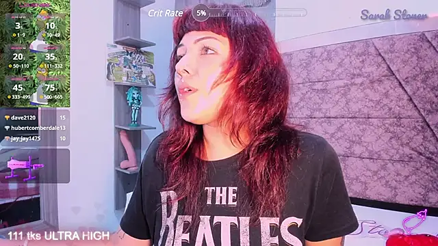 Sarah-Stoner online show from February 10, 10:30 pm