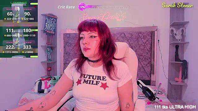 Sarah-Stoner online show from October 1, 8:15 pm