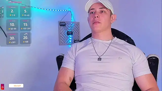 Alan hadid1 online show from March 22, 7:09 pm