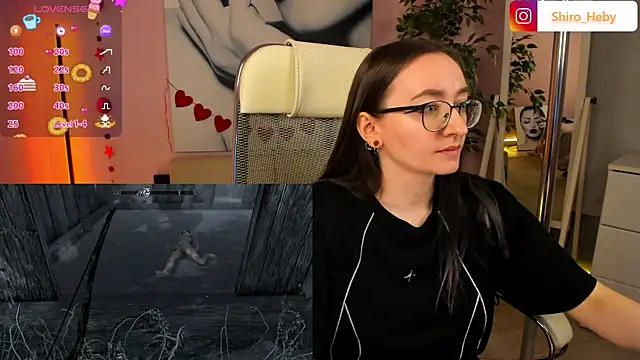 Snapshot of ShiroHeby chatting on February 16, 1:38 pm ShiroHeby online show from February 16, 1:38 pm