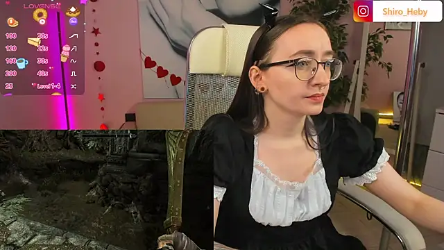 Snapshot of ShiroHeby chatting on March 7, 12:23 pm ShiroHeby online show from March 7, 12:23 pm