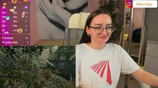 Snapshot of ShiroHeby chatting on March 17, 7:15 pm ShiroHeby online show from March 17, 7:15 pm