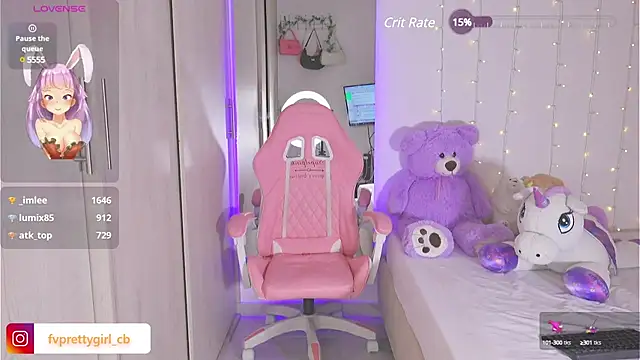 urfavprettygirl online show from February 7, 12:39 pm