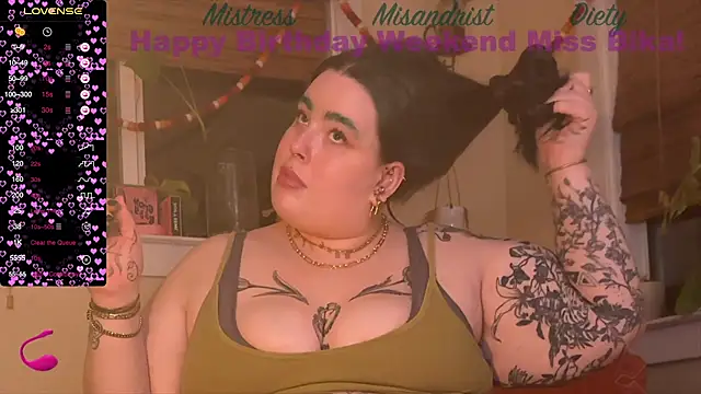 MissBika online show from January 15, 2:27 am