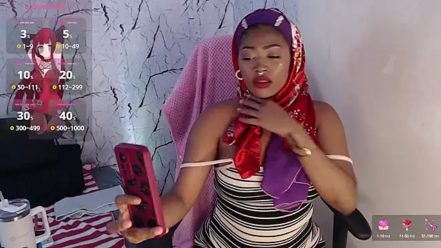 ebonyciaraqueen online show from March 18, 7:31 pm