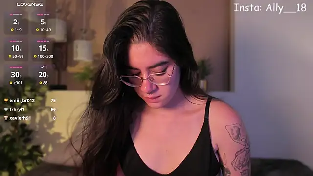 Ally addams online show from January 17, 8:02 am