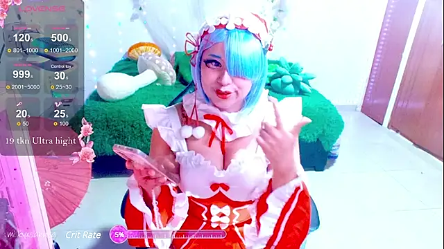 MilkyXSakura online show from December 16, 2:57 am