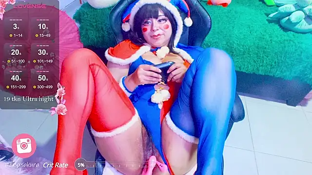 MilkyXSakura online show from January 5, 5:41 am