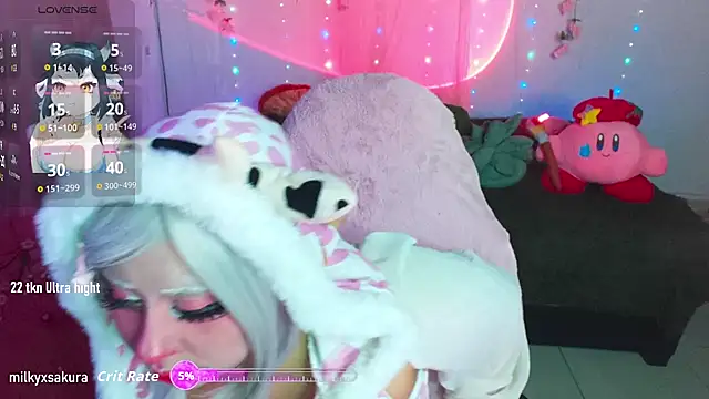 MilkyXSakura online show from March 8, 12:08 am