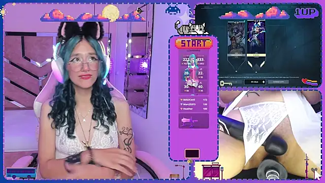 Snapshot of AriDawson chatting on March 9, 10:52 am AriDawson online show from March 9, 10:52 am