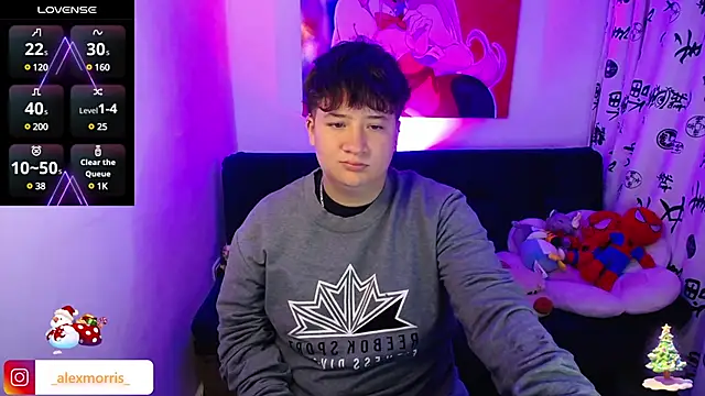 Snapshot of _AlexMorris chatting on December 3, 9:44 am AlexMorris online show from December 3, 9:44 am