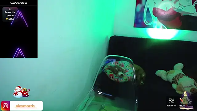 Snapshot of _AlexMorris chatting on December 19, 9:18 am AlexMorris online show from December 19, 9:18 am