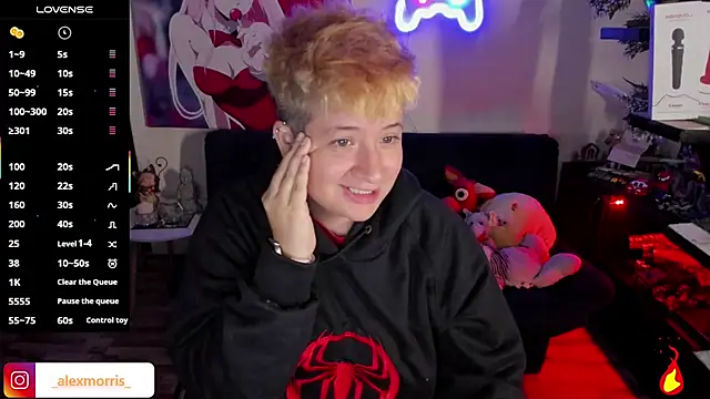 Snapshot of _AlexMorris chatting on October 21, 5:08 am AlexMorris online show from October 21, 5:08 am