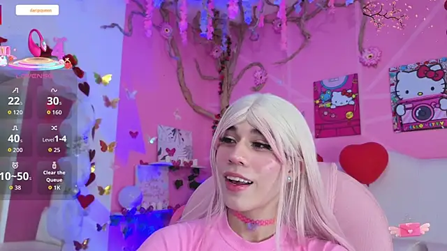 DaripQueen online show from March 7, 3:09 pm