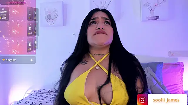 Snapshot of Sofi-James chatting on January 2, 7:12 am Sofi-James online show from January 2, 7:12 am