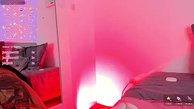 Snapshot of Sofi-James chatting on February 3, 2:03 am Sofi-James online show from February 3, 2:03 am