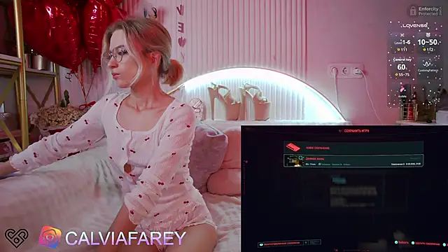 calviafarey online show from February 21, 4:52 pm