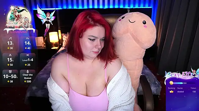 Snapshot of BettyDark chatting on February 9, 11:04 pm BettyDark online show from February 9, 11:04 pm
