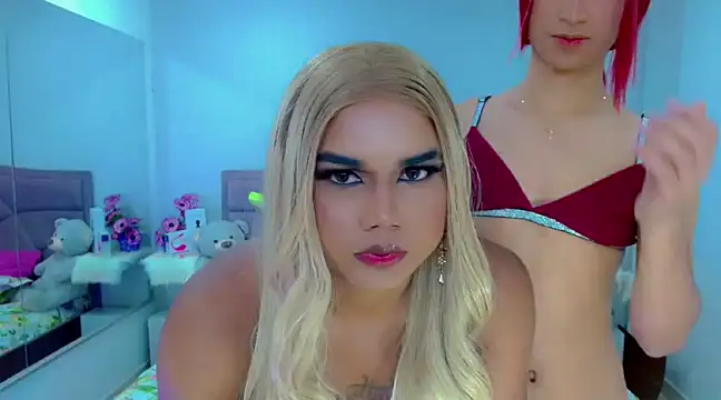 Snapshot of party_duo_trans chatting on March 22, 7:04 am party duo trans online show from March 22, 7:04 am