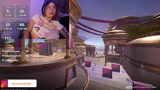 Snapshot of Alice_woodville chatting on February 13, 9:49 pm Alice woodville online show from February 13, 9:49 pm