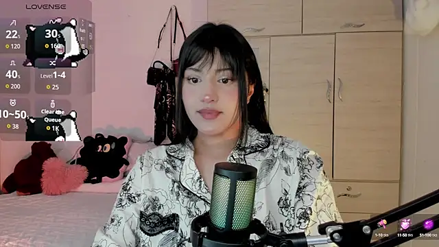 Snapshot of Ju_Kyung chatting on October 6, 1:03 am Ju Kyung online show from October 6, 1:03 am