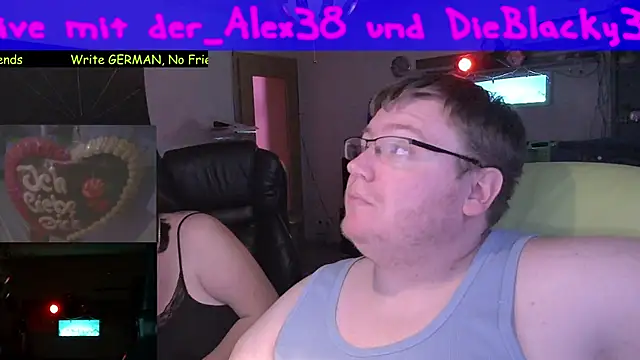der alex38 online show from February 23, 8:22 pm