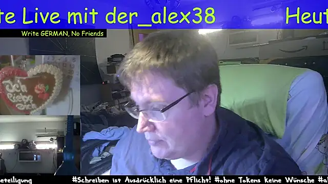 der alex38 online show from March 17, 7:15 pm