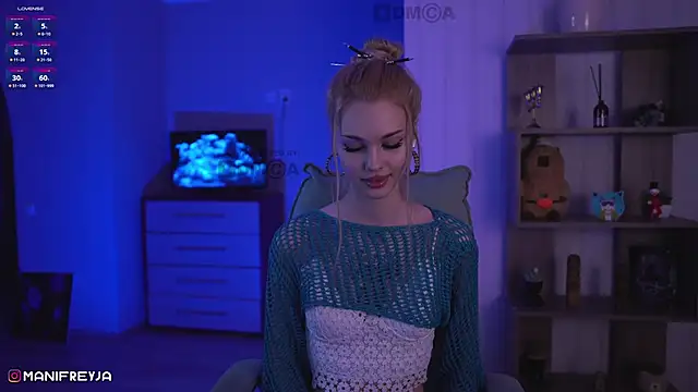 Snapshot of ManiFreyja chatting on December 18, 7:08 pm ManiFreyja online show from December 18, 7:08 pm