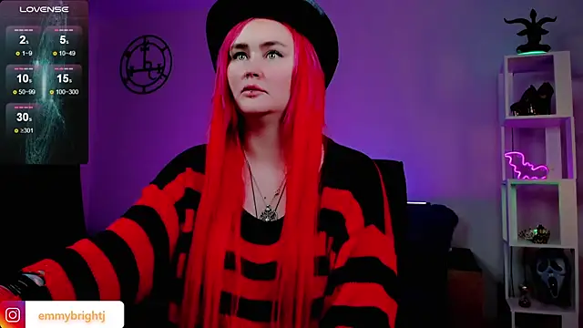 Emmybrightj  online show from January 11, 12:01 am