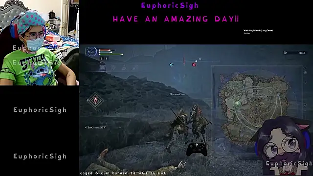 Snapshot of EuphoricSigh chatting on July 11, 5:43 am EuphoricSigh online show from July 11, 5:43 am