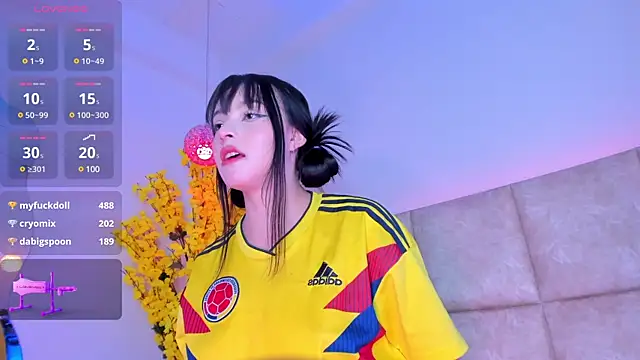 Snapshot of Doyeon_Dae chatting on March 22, 2:37 am Doyeon Dae online show from March 22, 2:37 am