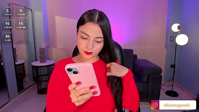 Snapshot of AllisonRogersX chatting on February 15, 3:36 am AllisonRogersX online show from February 15, 3:36 am