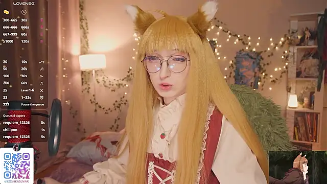 koshkasenpai online show from March 12, 6:30 am