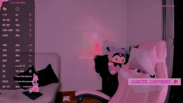 gabyye capprins online show from April 11, 1:10 am