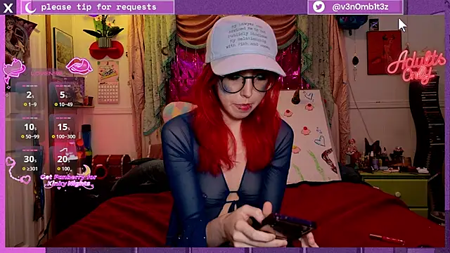 v3n0mb1t3z online show from May 14, 7:04 am