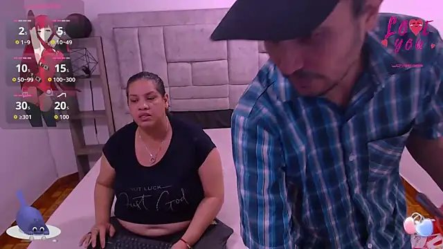 Candy and Jh0n online show from February 24, 7:56 pm