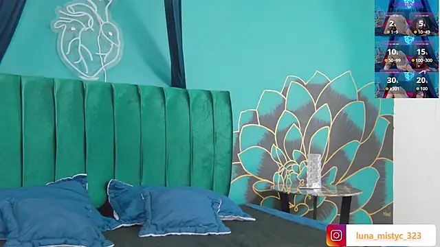 Snapshot of Lunamistyc chatting on January 15, 8:23 pm Lunamistyc online show from January 15, 8:23 pm