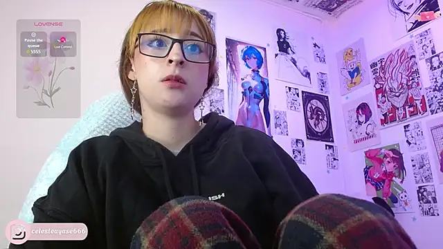 Snapshot of CelesteAyase chatting on February 6, 12:48 am CelesteAyase online show from February 6, 12:48 am